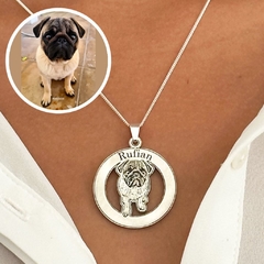 Collar Circulo Calado Plata 925 - comprar online