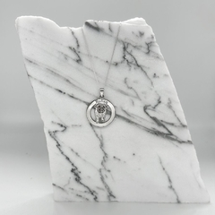 Collar Circulo Calado Plata 925 en internet