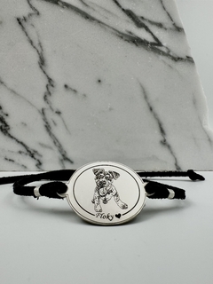 Pulsera circulo entero plata 925 - comprar online