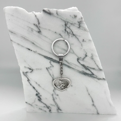 Llavero Corazón Calado Plata 925 - Acero - ZEVENE