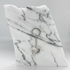 Llavero Corazón Calado Plata 925 - ZEVENE