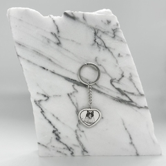 Llavero Corazón Entero Plata 925 - tienda online