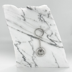 Llavero Circulo Calado Plata 925 - ZEVENE