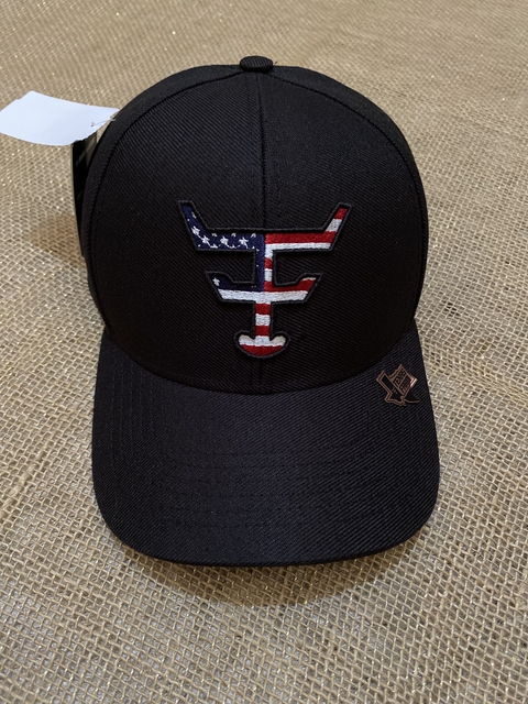 Boné Texas Farm - Logo Bordada USA - TF355 - Preto