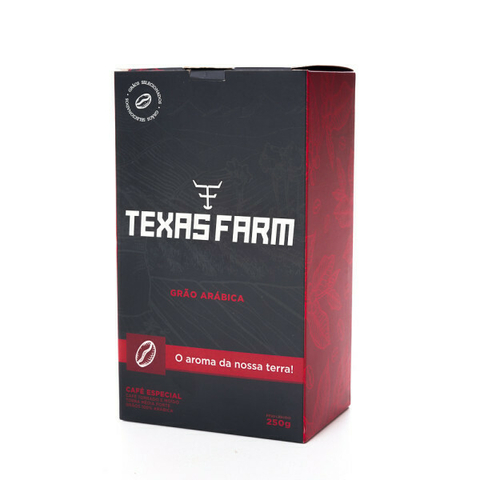 CAFÉ TEXAS FARM - GRÃO ARÁBICA - 250G
