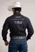 CAMISA COMPETIÇÃO MASCULINA MANGA LONGA TEXAS FARM - CP009 - PRETO/ CINZA CHUMBO na internet