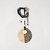 Medallon Quya Negro Dorado y Blanco - comprar online