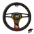 CUBRE VOLANTE OPTIMUS - ZURICH (NEGRO/ROJO)