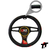 CUBRE VOLANTE OPTIMUS - CHROME REFL (NEGRO/ROJO)