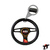 CUBRE VOLANTE OPTIMUS - BERNA (NEGRO/BLANCO) - Tienda del Auto
