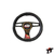 Imagen de CUBRE VOLANTE OPTIMUS - BERNA (NEGRO/BLANCO)
