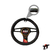 CUBRE VOLANTE OPTIMUS - BERNA (NEGRO/BLANCO) - tienda online