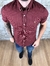 Camisa Manga Curta RL Vinho