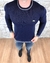 Sueter LCT Azul Marinho Detalhe Gola