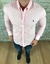 Camisa RL Manga Longa Rosa Linho