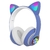 Headphone Gato Fofo Wirelass com microfone e Led desligavel na internet