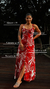Vestido Thalia Estampa Cereja