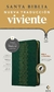 Biblia Ultrafina Sentipiel verde NTV con Filament, Zíper e índice