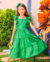 Vestido Midi Três Marias Verde Camu Camu - comprar online