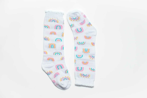 Meias 3/4 Arco-íris Magic Sulé