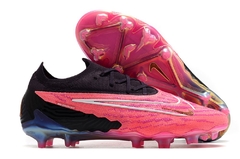 Chuteira Nike Phantom GX Pro Campo Cano Baixo Rosa/Preto - NP Sports