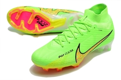 Chuteira Campo Nike Zoom Mercurial Vapor 15 Elite Masculina - Verde