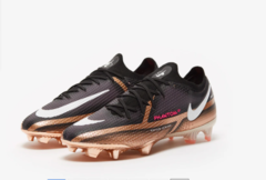 Chuteira Nike Zoom Mercurial Vapor 15 Pro Campo Preto/Dourado