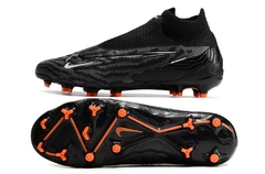 Chuteira Nike Phantom GX Pro Campo Cano Alto Preto/Laranja na internet