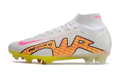 Chuteira Campo Nike Zoom Mercurial Vapor 15 Elite Masculina - Branca/Amarela - comprar online