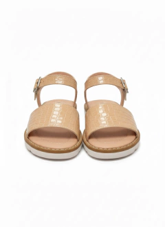 ZARA Sandalia faja croco Nude - tienda online