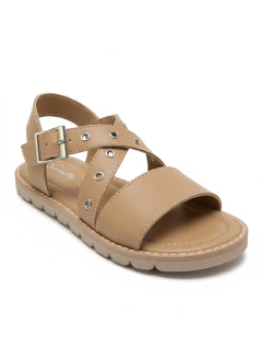 GAIA Sandalia Camel con ojalillos en internet