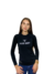 CAMISETA TÉRMICA FEMININA UV50+ HARD HORN - PRETO - comprar online