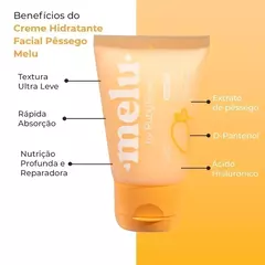 Creme Facial De Pêssego - Melu na internet
