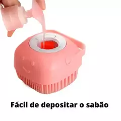 Esponja de Silicone P/ Banho Massageador Com Dispenser na internet
