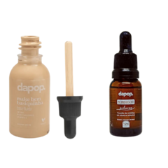 Base Fluida Make Bem Basiquinha - Dapop Cor 1,0 + Blindagem Dapop - comprar online
