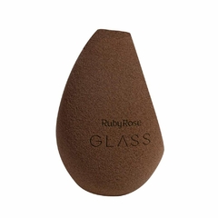 Esponja De Maquiagem Flat Mirror Glass RubyRose