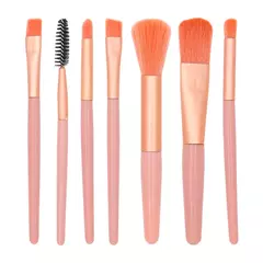 Kit com 8 MINI Pincéis de Maquiagem