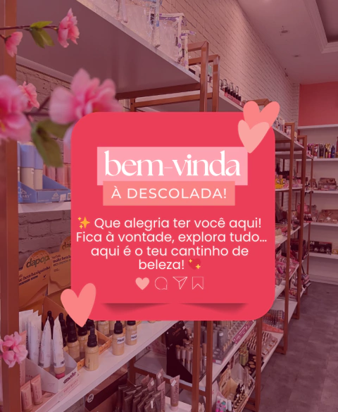 Imagem do banner rotativo Descolada Maquiagens 