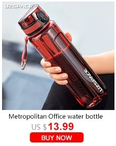 Uzspace esportes garrafa de água ginásio á prova de vazamento-drop-prova-shaker portátil chaleira de viagem ao ar livre bebida de plástico garrafa bpa - Ester