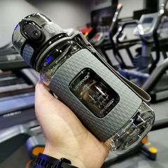 Uzspace esportes garrafa de água ginásio á prova de vazamento-drop-prova-shaker portátil chaleira de viagem ao ar livre bebida de plástico garrafa bpa na internet