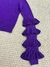 CASACO TRICO ROXO TAM P - comprar online