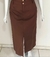 Saia midi com fenda frontal - comprar online