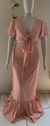 Vestido longo transpassado