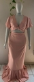 Vestido longo transpassado - comprar online