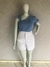 Blusa assimétrica com laço