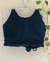 Cropped com colisse nas costas - loja online