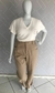 Calça mom com pregas na barra - Liberie Se moda feminina plus size