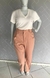 Calça mom com pregas na barra - loja online