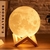 Luminária Lua Cheia 3d Abajur Touch 15cm Cores Touch na internet