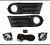 Faro auxiliar Volkswagen Gol G5 Trend 08/12 Kit con aro color negro